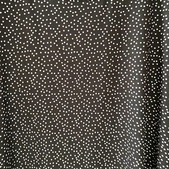 ANNE KLEIN Black and White Polka Dot Top Blouse Sz 3X - Picture 2 of 4